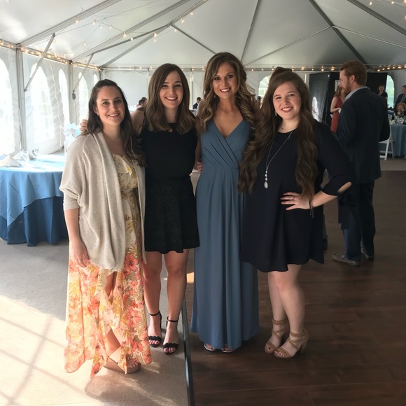 Blue Bridesmaid Dress - Picture 4 of 4